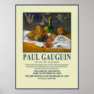 Paul Gauguin Poster do Museu da Vida Estática