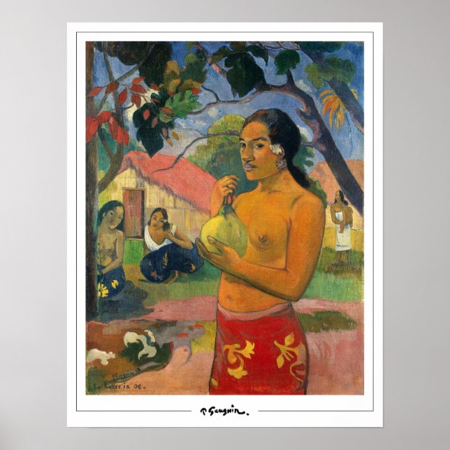 Paul Gauguin Zedign Art Poster nº 352 (Frente)