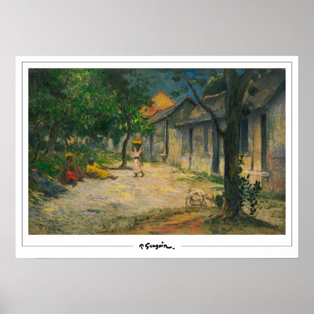 Paul Gauguin Zedign Art Poster nº 496 (Frente)