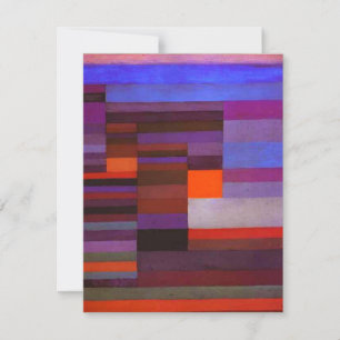 Paul Klee Fire nos Convites à Noite