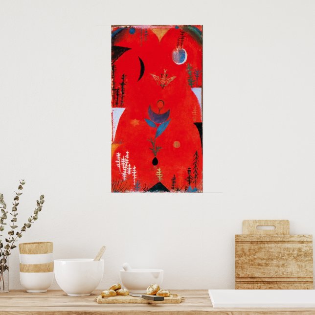 Paul Klee Flower Myth Poster | Zazzle Brasil