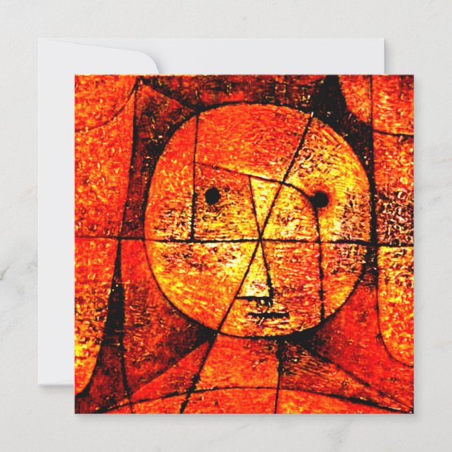 Paul Klee - Gaze, arte abstrata,  (Frente)