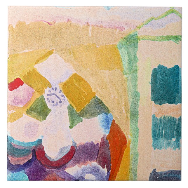 Paul Klee - Interior com o Relógio (Frente)