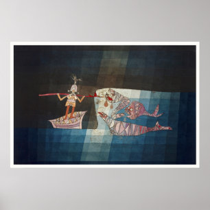 Paul Klee O Navegador Poster Náutico Abstrato