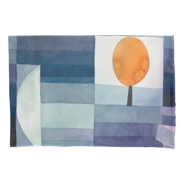 Paul Klee Precursor do Outono Azul Moderno Abstrat (Frente)