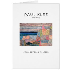 Paul Klee, Promontorio Ph. (1933) - Cartão De Arte