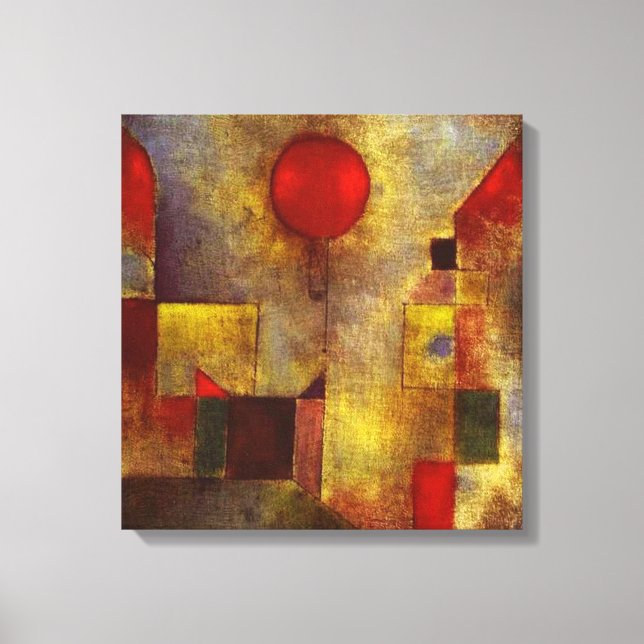Paul Klee Red Balloon Canvas Wrap (Frente)