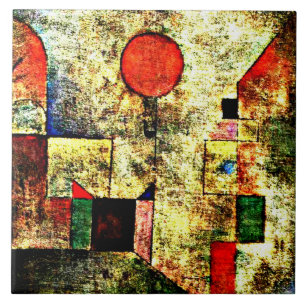 Paul Klee trabalho de arte Balão Vermelho