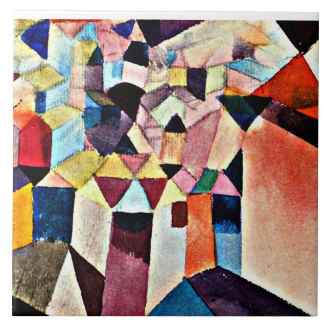 Paul Klee, Visão de uma Cidade, (Frente)