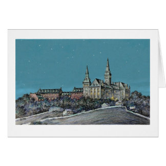 Paul McGehee Cartão "Georgetown - Healy Hall"