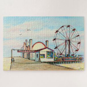 Paul McGehee "Luna Park" Quebra-cabeça de Jigserra