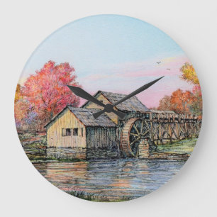 Paul McGehee Relógio "Mabry Mill"