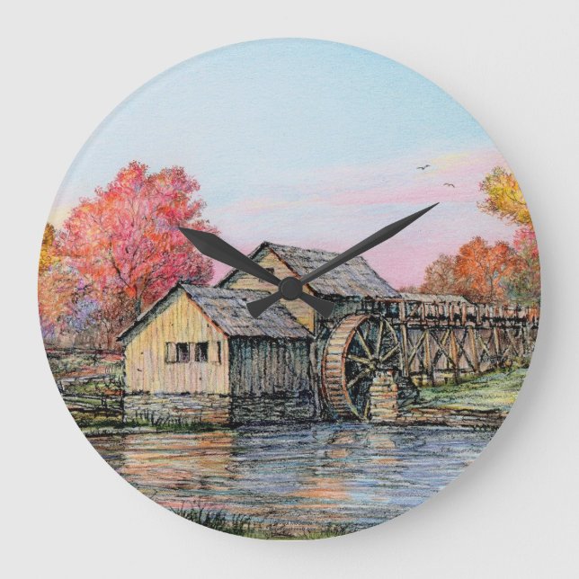 Paul McGehee Relógio "Mabry Mill" (Frente)