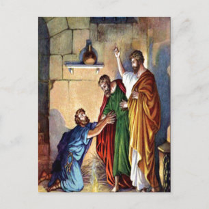 paul na prisão no cartão postal da philippi