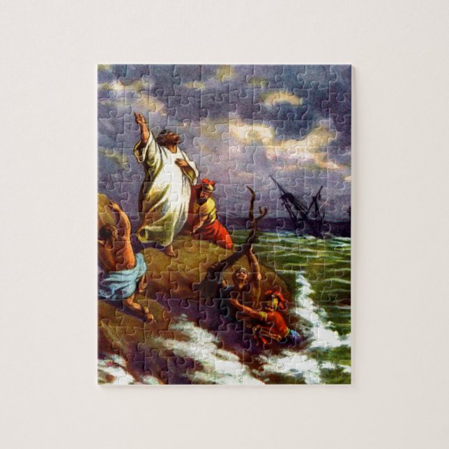 Paul na Quebra-cabeça do naufrágio do mar (Vertical)