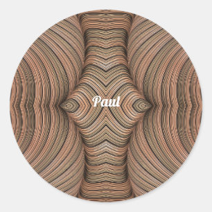 PÁUL ~ Padrão fractal Legal ~ Adesivo original ~