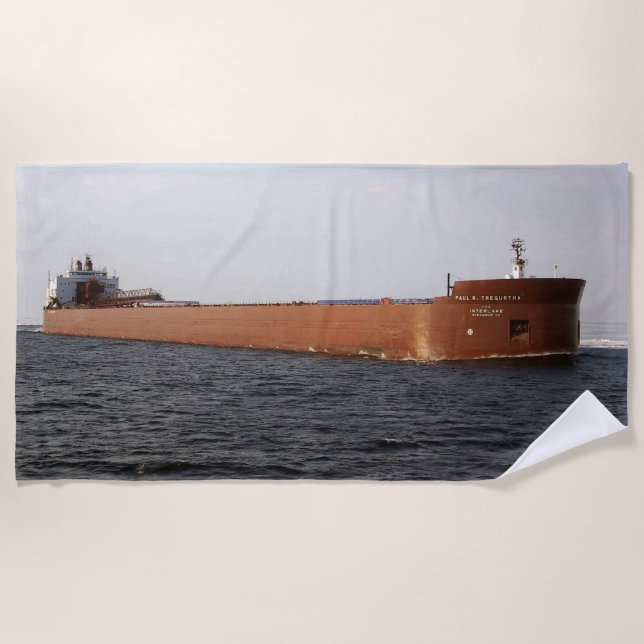 Paul R. Toalha de praia de Tregurtha (Frente)