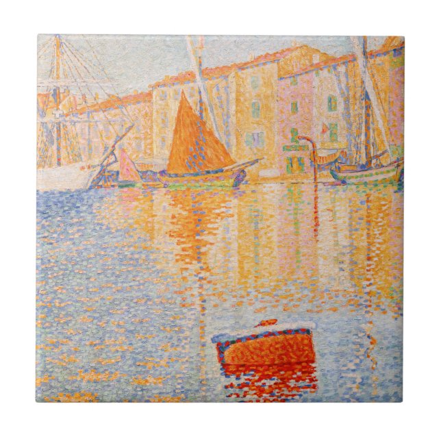 Paul Signac - A Boia Vermelha, Santo-Tropez (Frente)