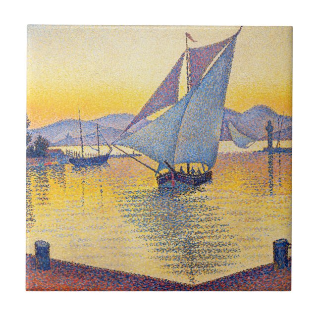 Paul Signac - A Porta do Sunset, Opus 236 (Frente)