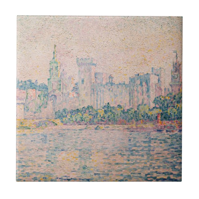 Paul Signac - Avinhão, Manhã (Frente)