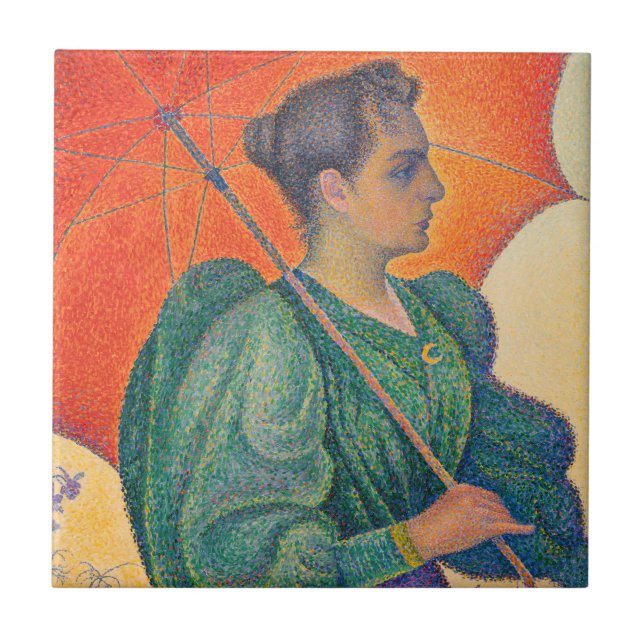 Paul Signac - Mulher com Parasol (Frente)