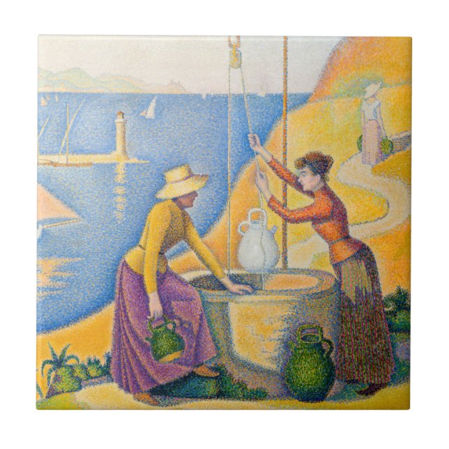 Paul Signac - Mulheres no Poço (Frente)