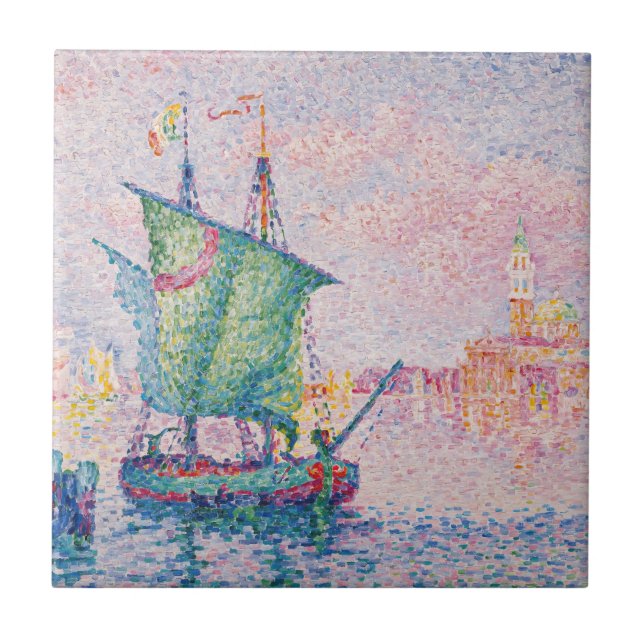 Paul Signac - Veneza, A Nuvem Rosa (Frente)