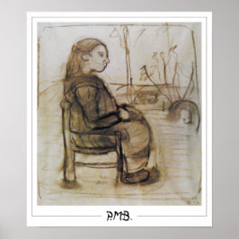 Paula Modersohn-Becker Zedign Art Poster nº 105