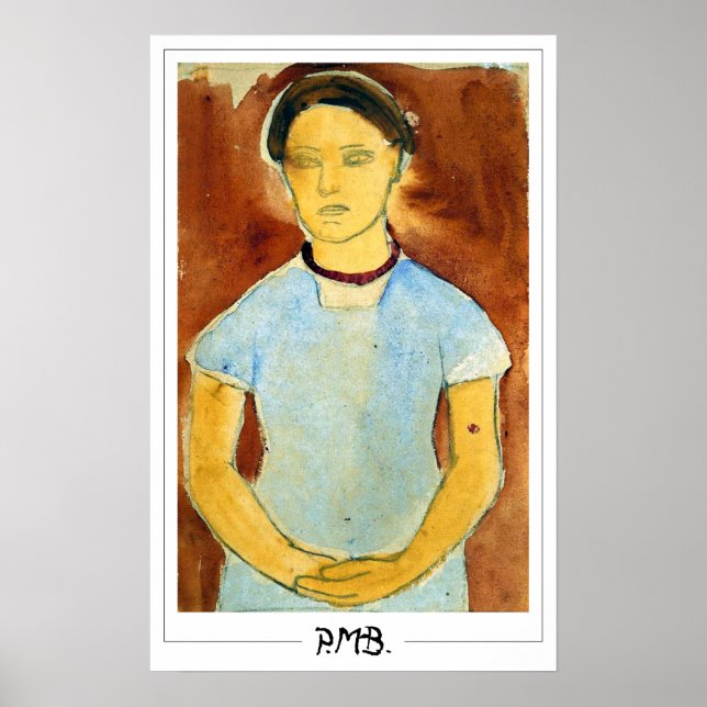 Paula Modersohn-Becker Zedign Art Poster nº 108 (Frente)