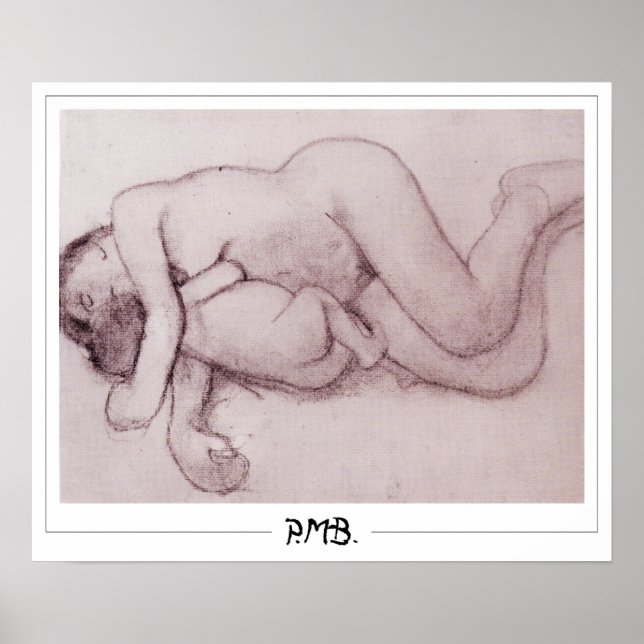 Paula Modersohn-Becker Zedign Art Poster nº 121 (Frente)