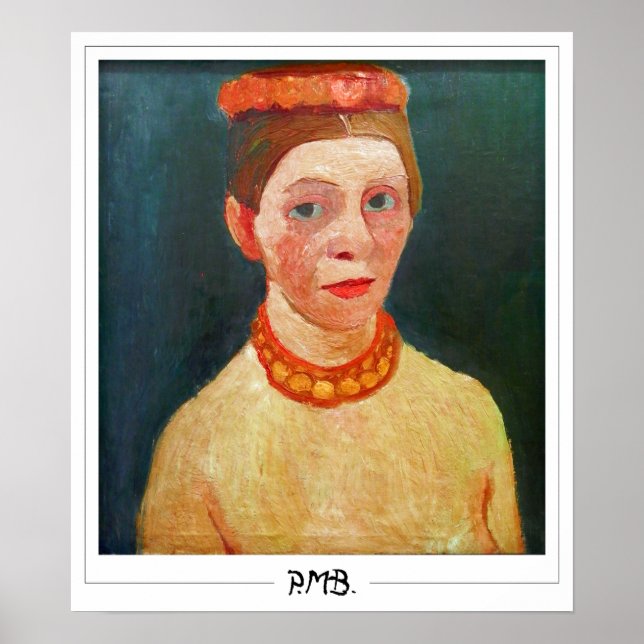 Paula Modersohn-Becker Zedign Art Poster nº 134 (Frente)
