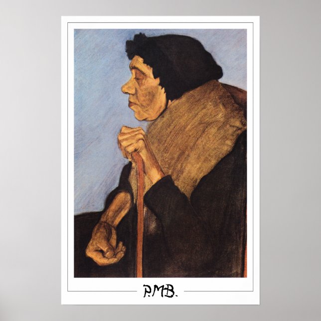 Paula Modersohn-Becker Zedign Art Poster nº 150 (Frente)