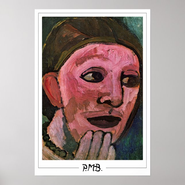 Paula Modersohn-Becker Zedign Art Poster nº 160 (Frente)
