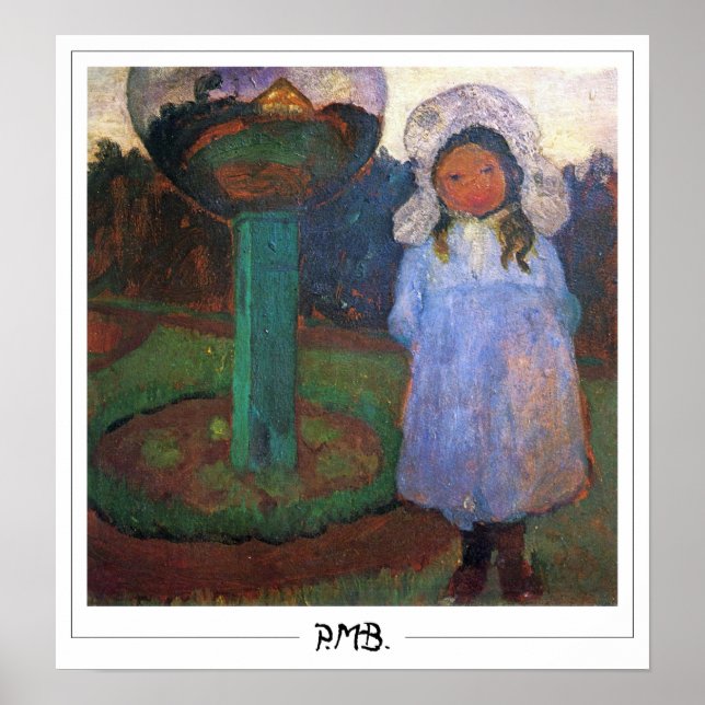 Paula Modersohn-Becker Zedign Art Poster nº 179 (Frente)
