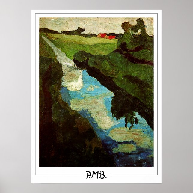 Paula Modersohn-Becker Zedign Art Poster nº 180 (Frente)