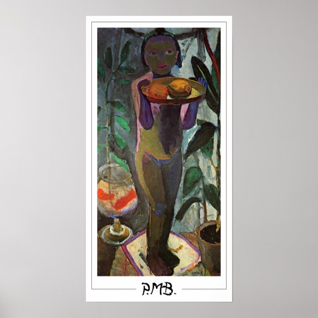 Paula Modersohn-Becker Zedign Art Poster nº 181 (Frente)