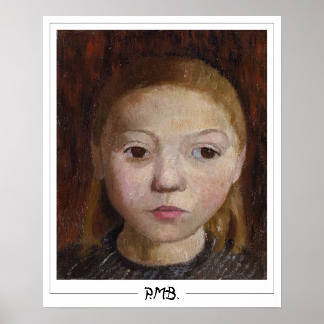 Paula Modersohn-Becker Zedign Art Poster nº 2 (Frente)