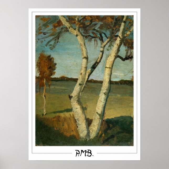 Paula Modersohn-Becker Zedign Art Poster nº 3 (Frente)