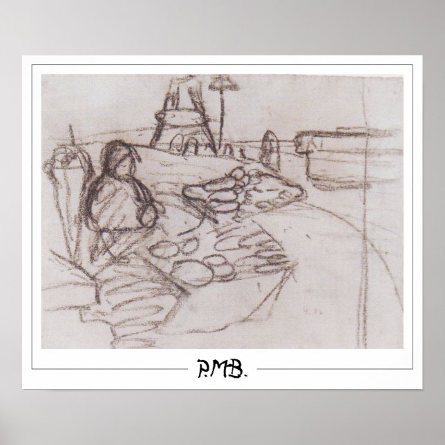 Paula Modersohn-Becker Zedign Art Poster nº 40 (Frente)