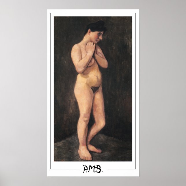 Paula Modersohn-Becker Zedign Art Poster nº 41 (Frente)