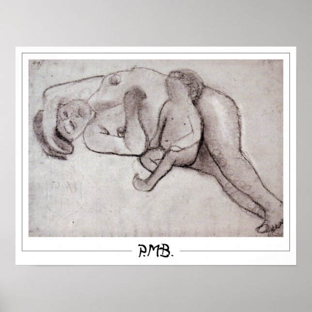 Paula Modersohn-Becker Zedign Art Poster nº 78 (Frente)