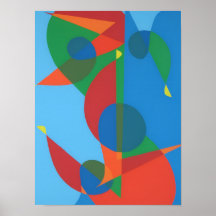 Pauta de clave de sol abstrata impressão azul harm