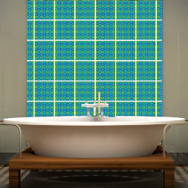 Pavão de peacock padrão azulejo cerâmico