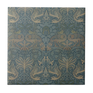 Pavão e Dragão por William Morris