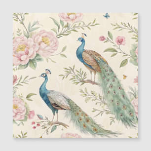 Pavão Elegante Floral Vintage (9)