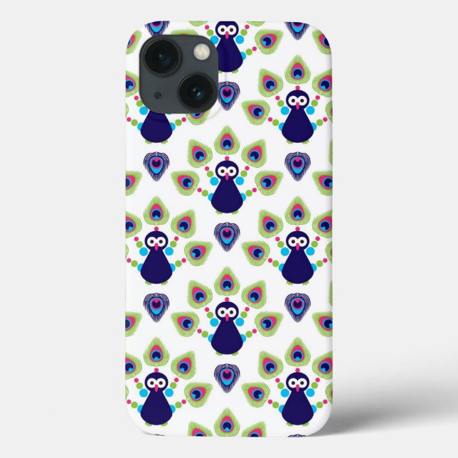 pavão exótico retro índia (Verso)