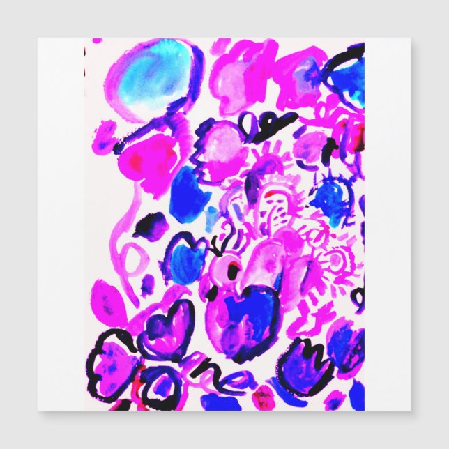 Pavão roxo aquarela (Frente)