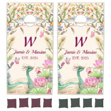 Pavão Vibrante e Casamento Floral