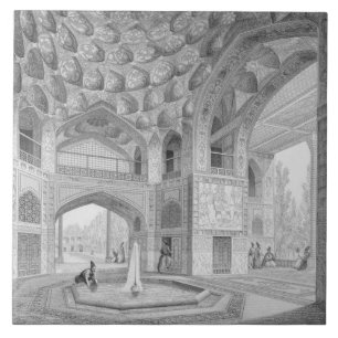 Pavilhão dos oito paraíso, em Isfahan, de