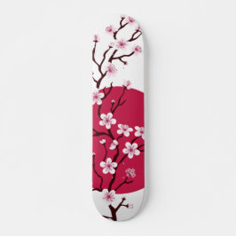 Pavimento de skate de Design do Cherry Blossom